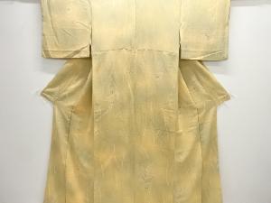 菊萩模様小紋着物